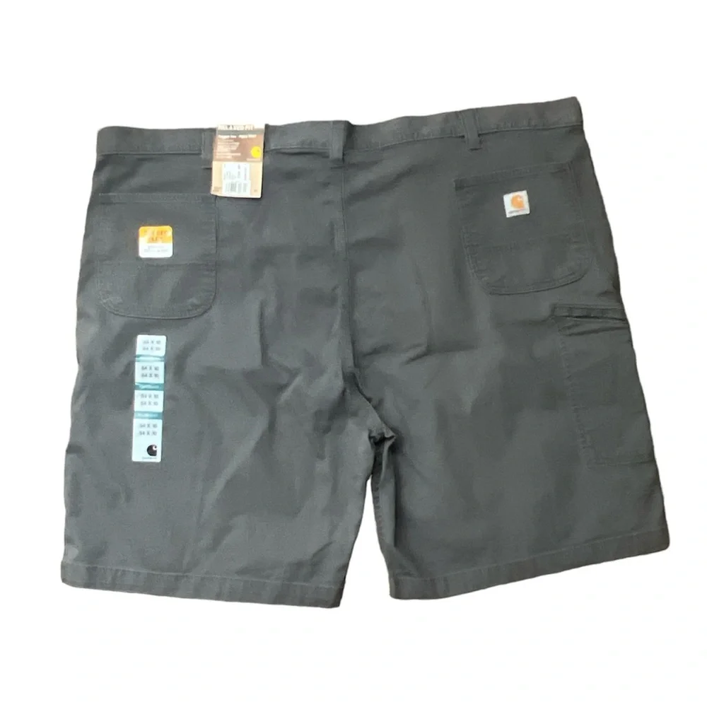 Carhartt Men's Rugged Flex Relaxed Fit Canvas‎ Work Short Gray Size 54 NWT/NEW